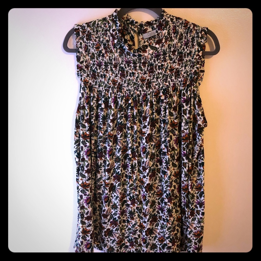 Floral sleeveless top from TJMaxx